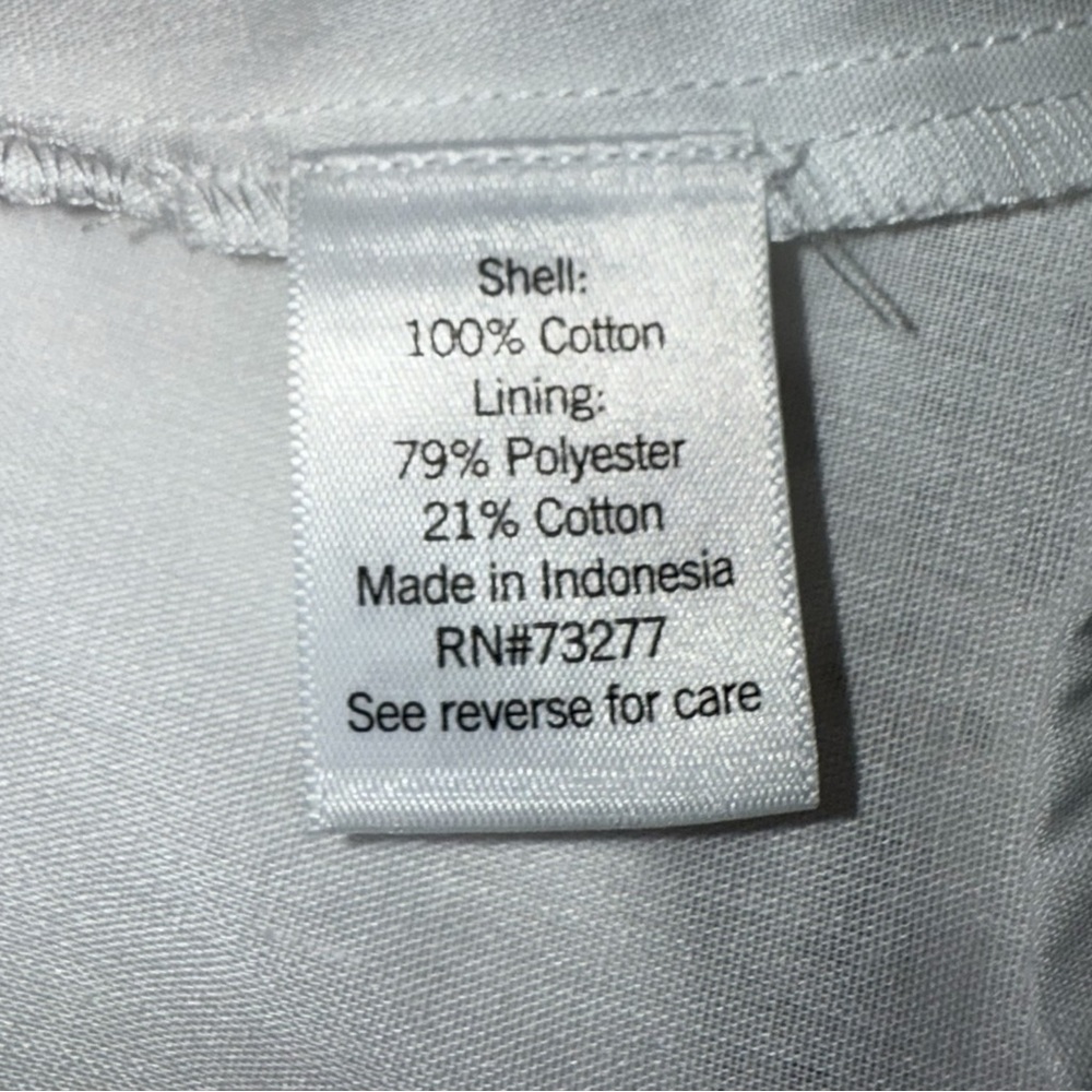 NWT Nine West Plus 0X / XXL Eyelet Fit & Flare Puff Sleeve White Ivory Dress - Picture 6 of 7